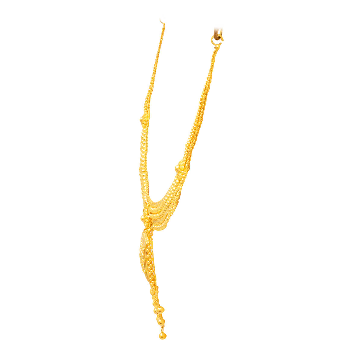 Majestic Bridal Grace Gold Necklace