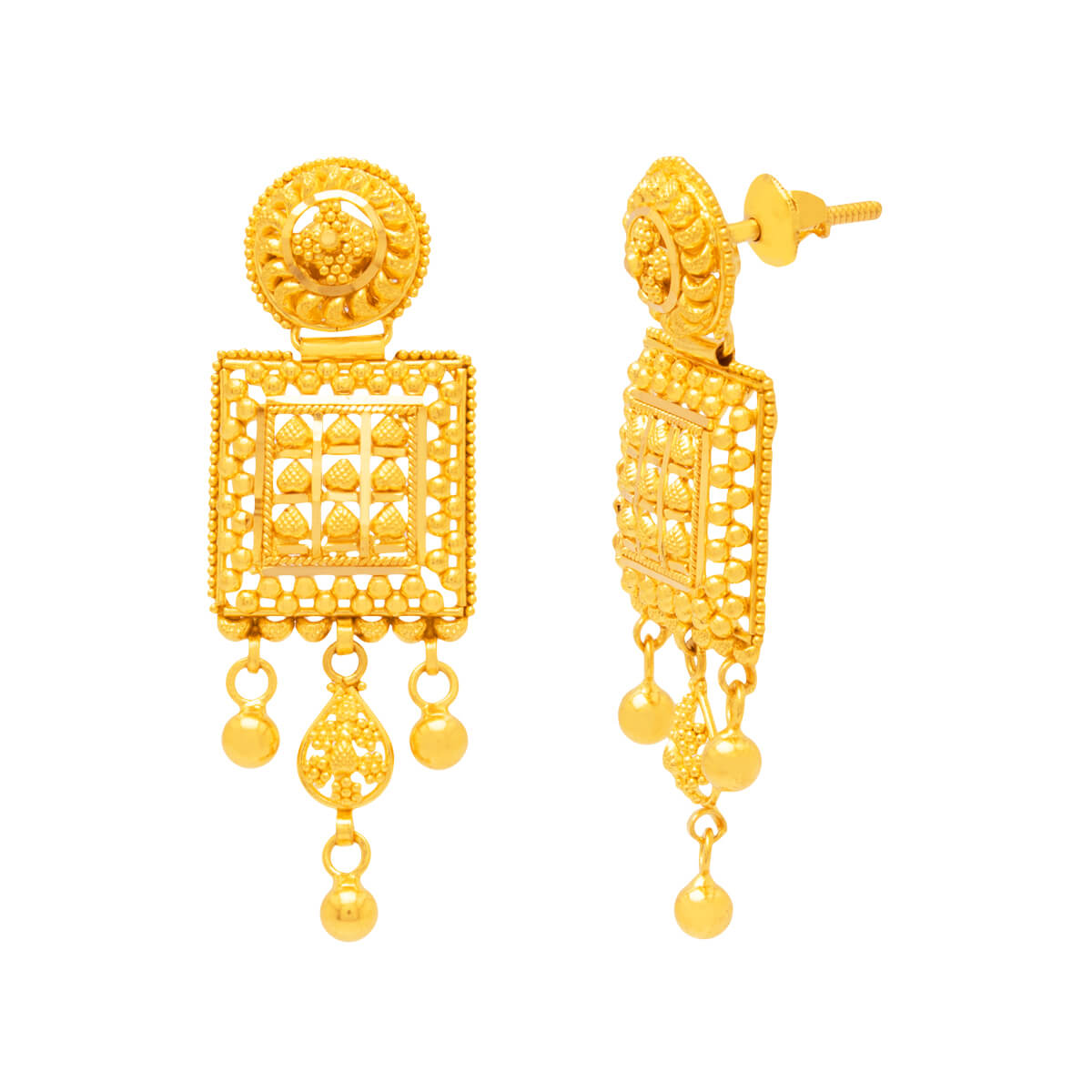 Majestic Bridal Grace Gold Necklace