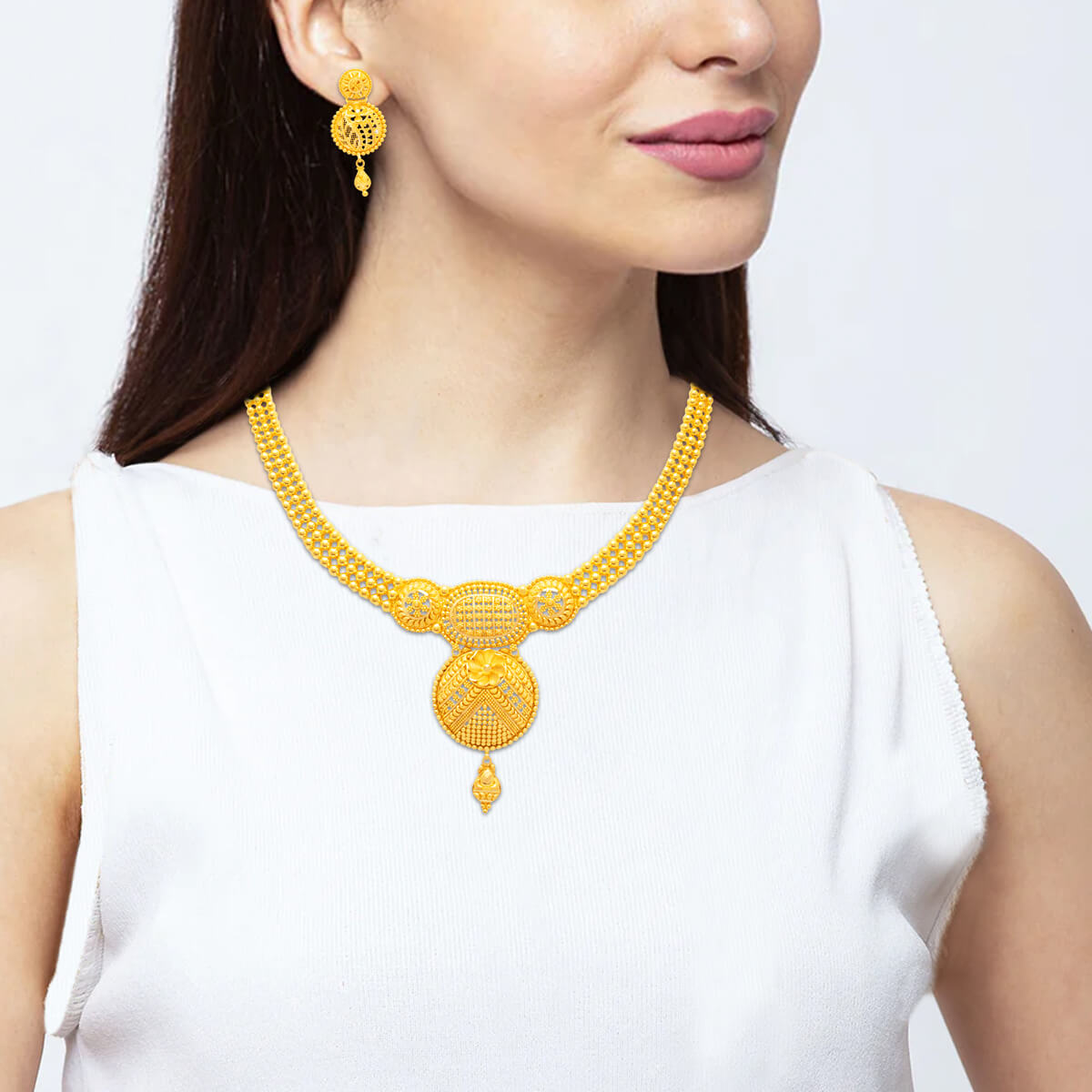 Elegant Union Wedding Gold Necklace
