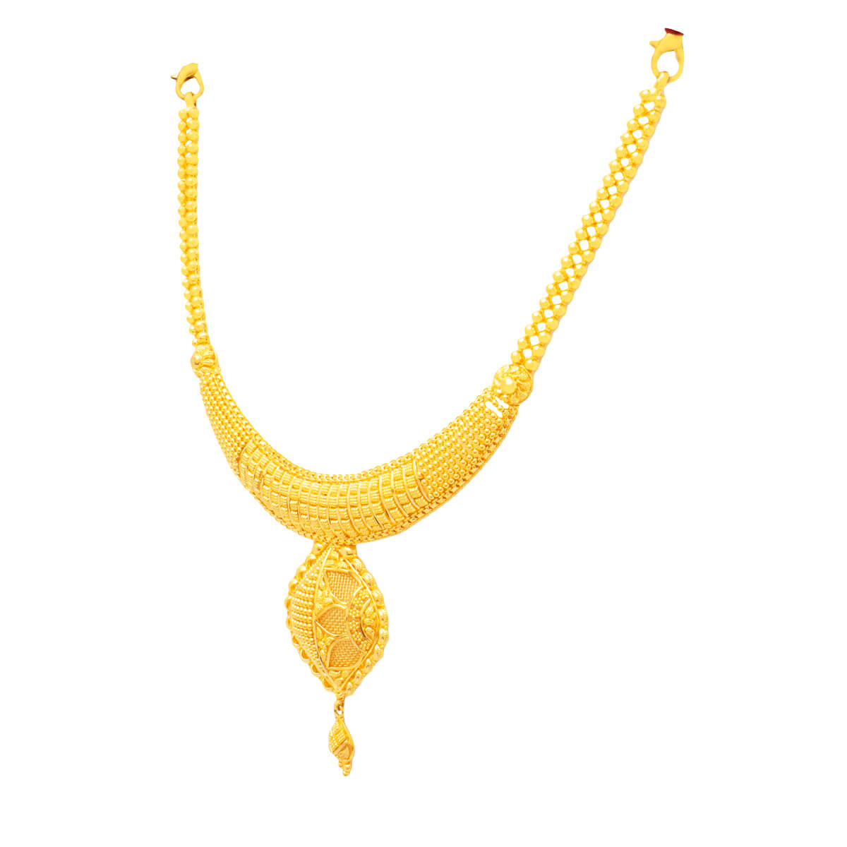 Royal Radiance Gold Short Necklace