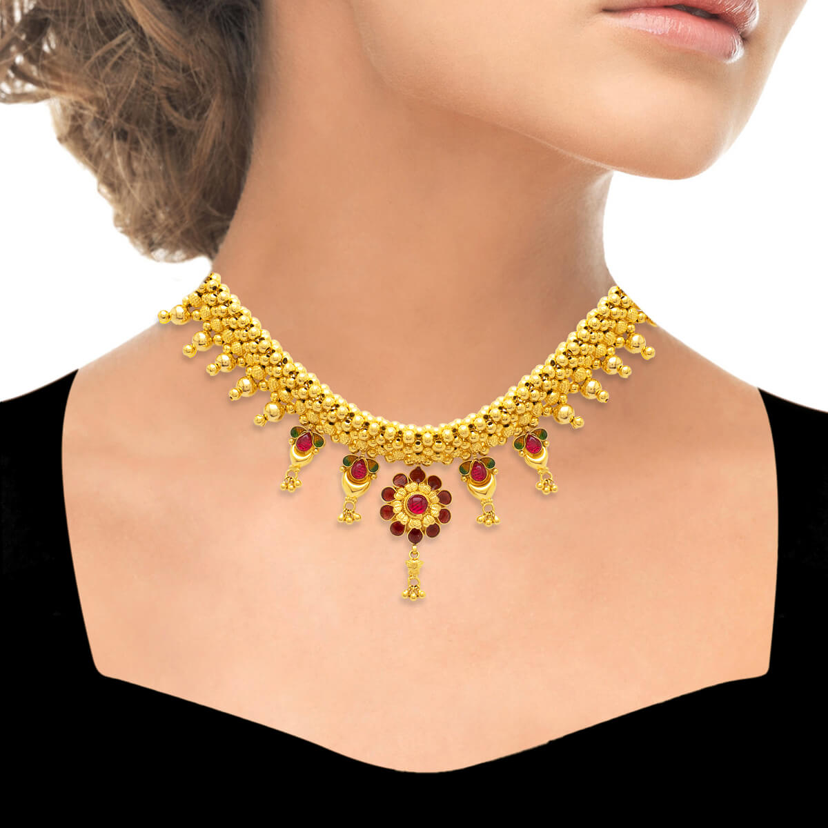 Marvel Floral Glow Gold Thushi