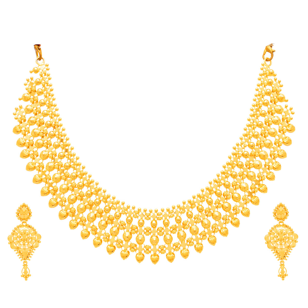 Timeless Grace Wedding Gold Necklace