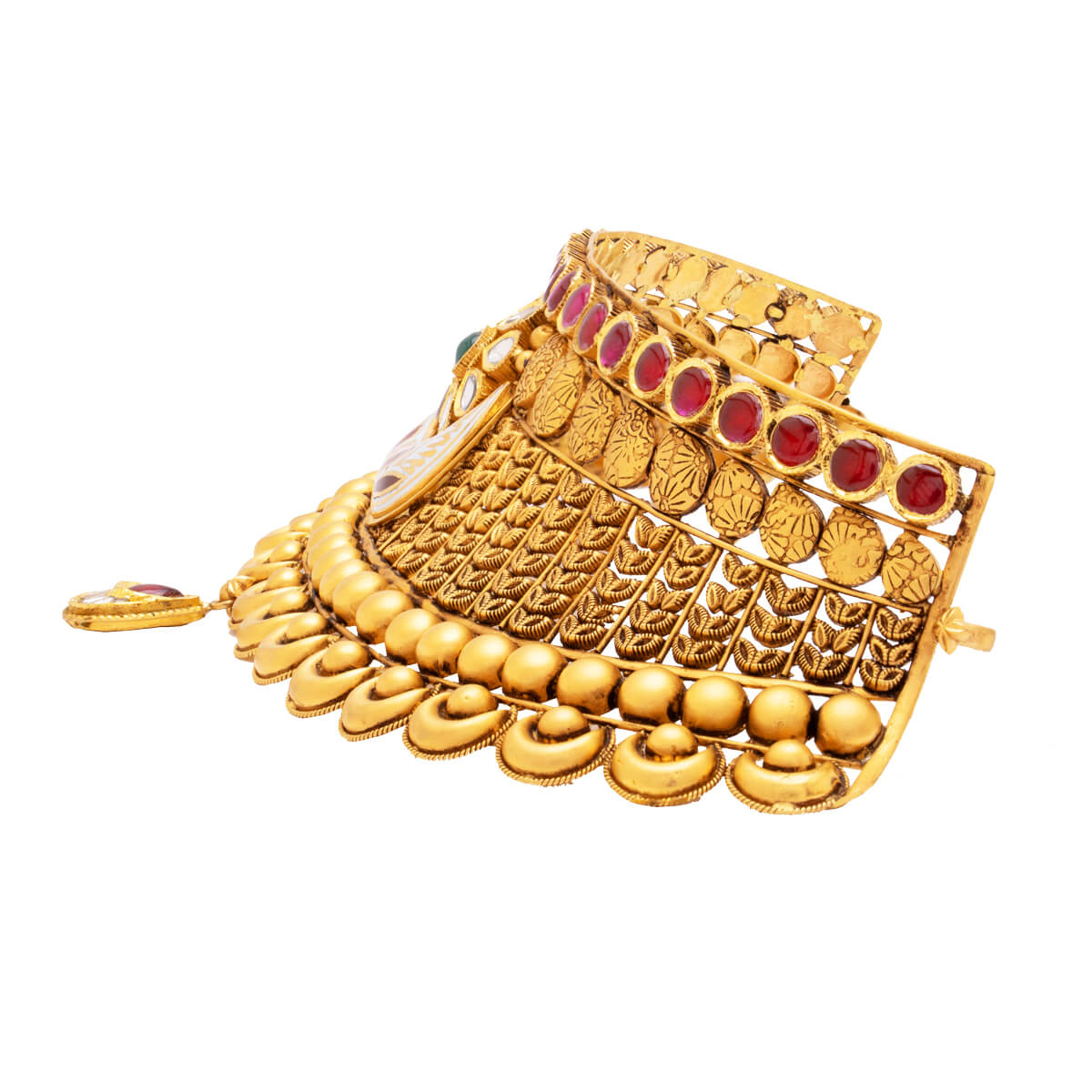Oueenly Elegance Wedding Gold Necklace