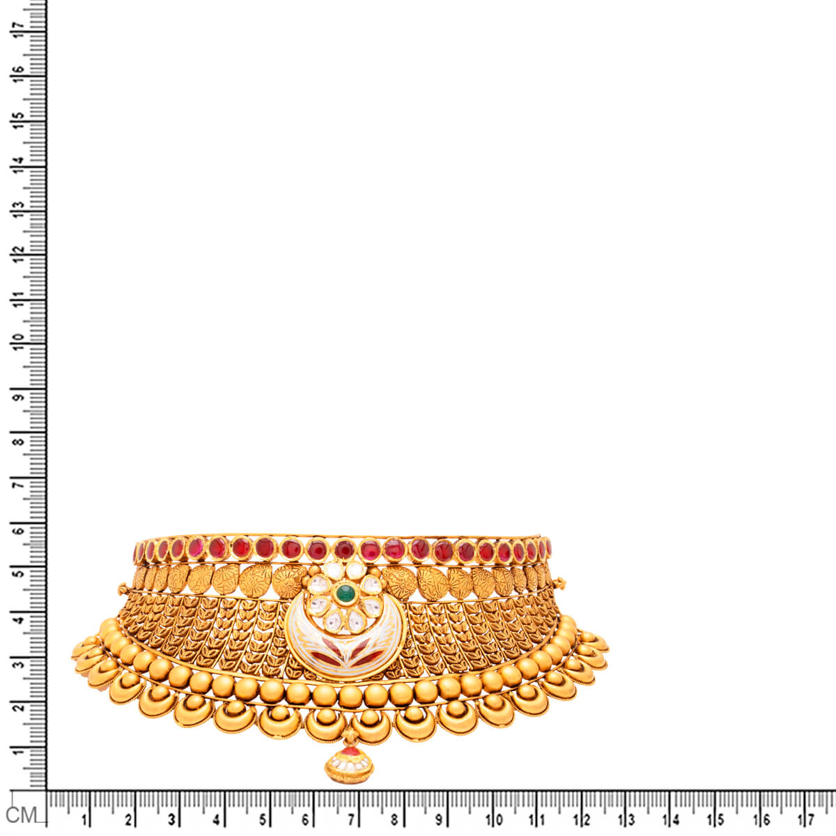 Oueenly Elegance Wedding Gold Necklace