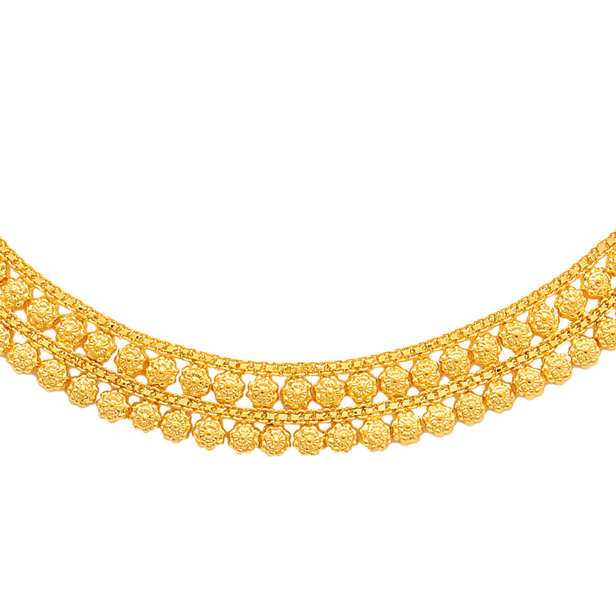 Bold Aesthetic Gold Short Necklace