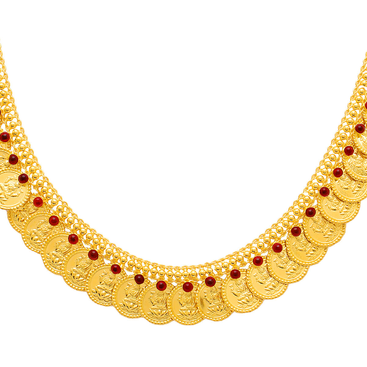 Noble Radiance Gold Short Necklace