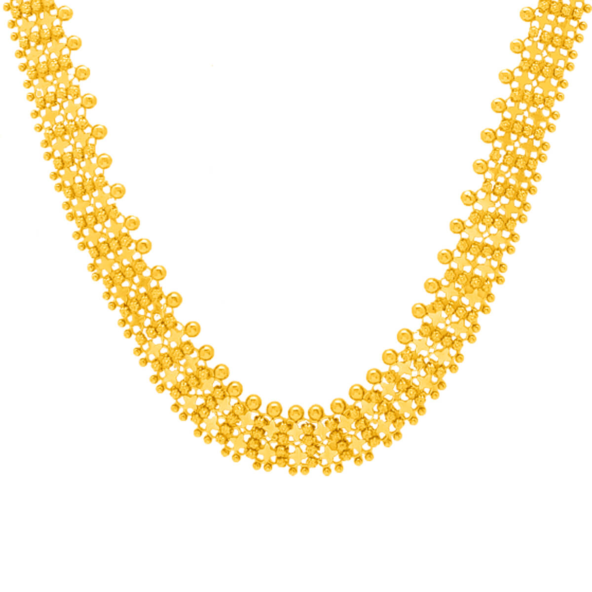 Bold Grace Long Gold Necklace