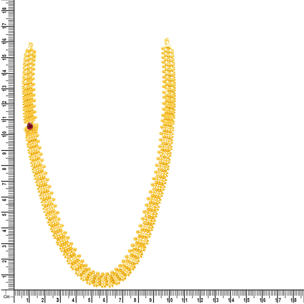 Bold Grace Long Gold Necklace