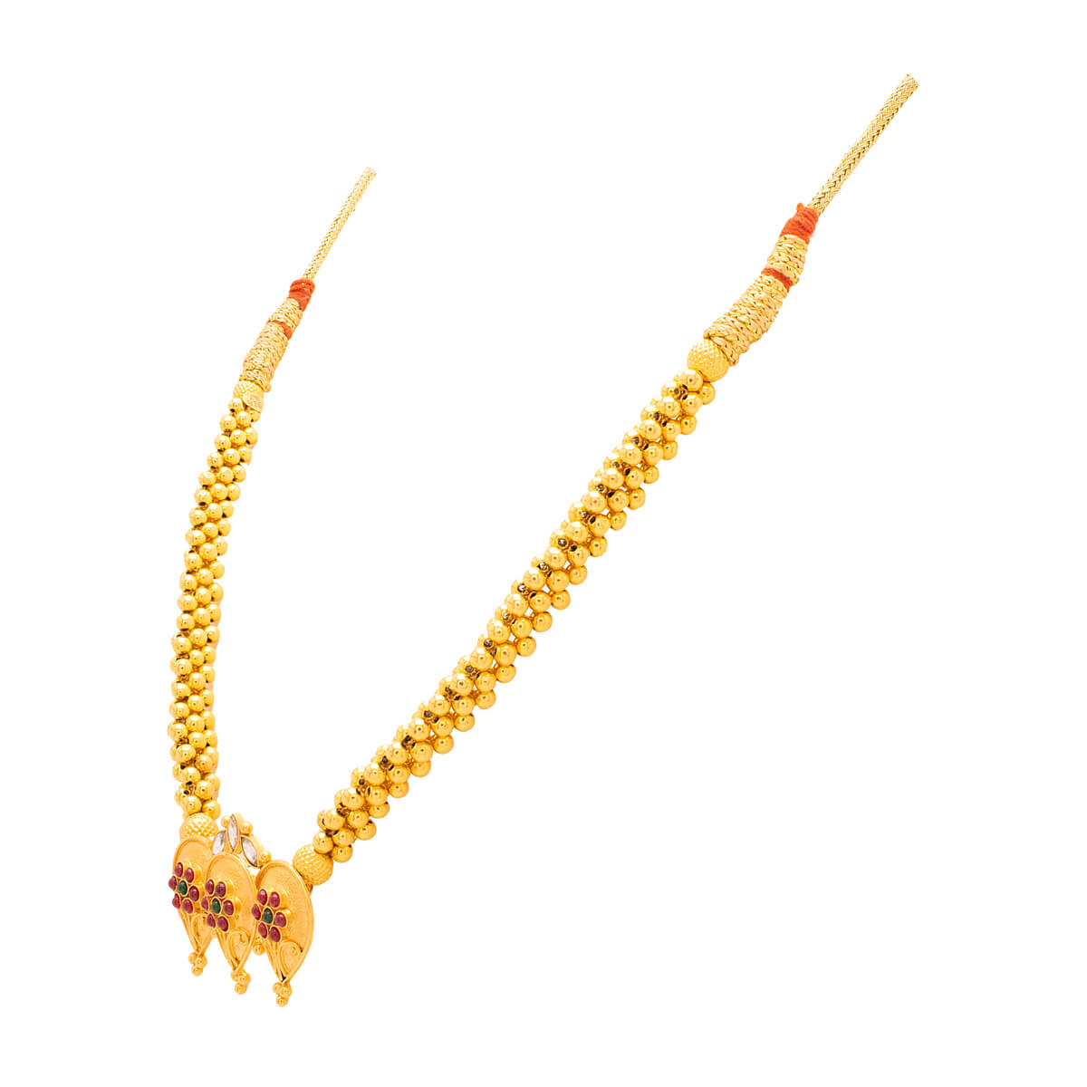 Opulent Blossom Gold Short Necklace