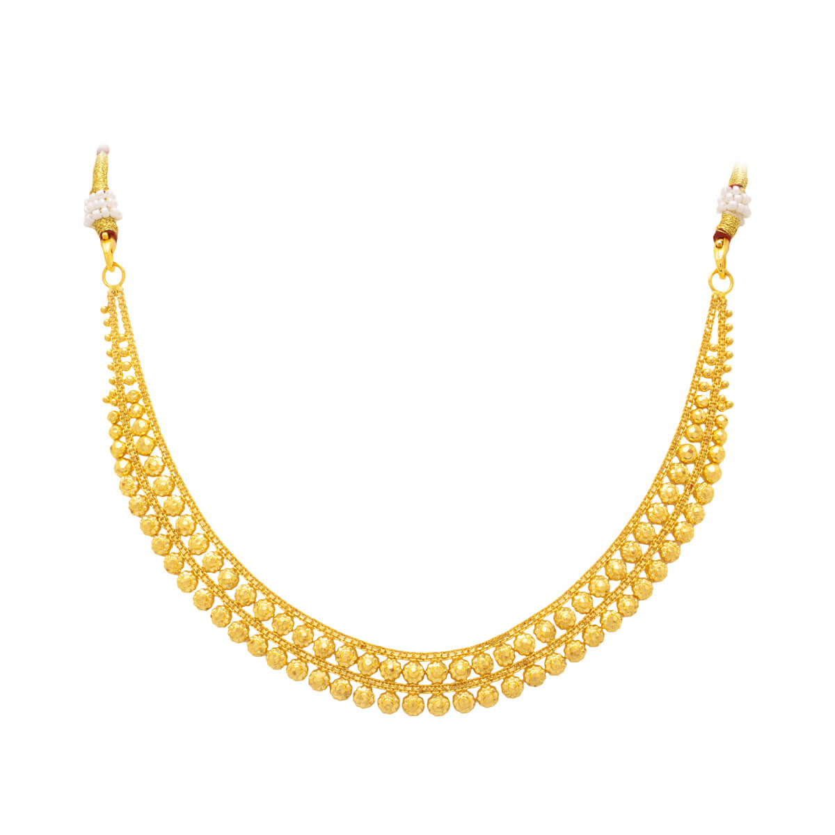 Simply Elegant Gold Short Necklace