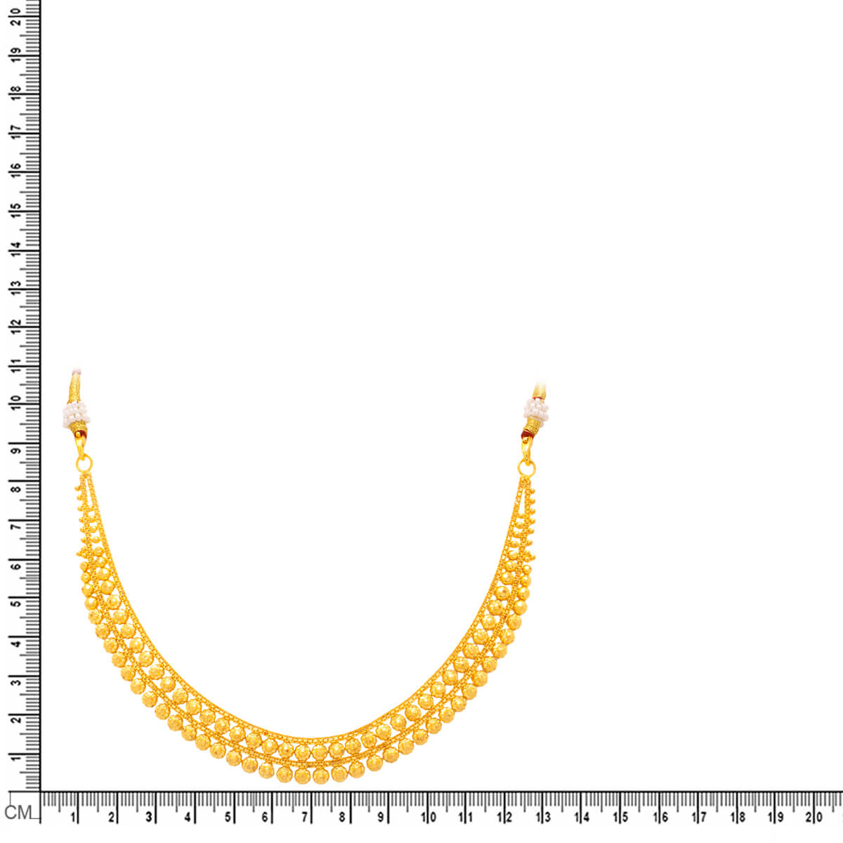 Simply Elegant Gold Short Necklace