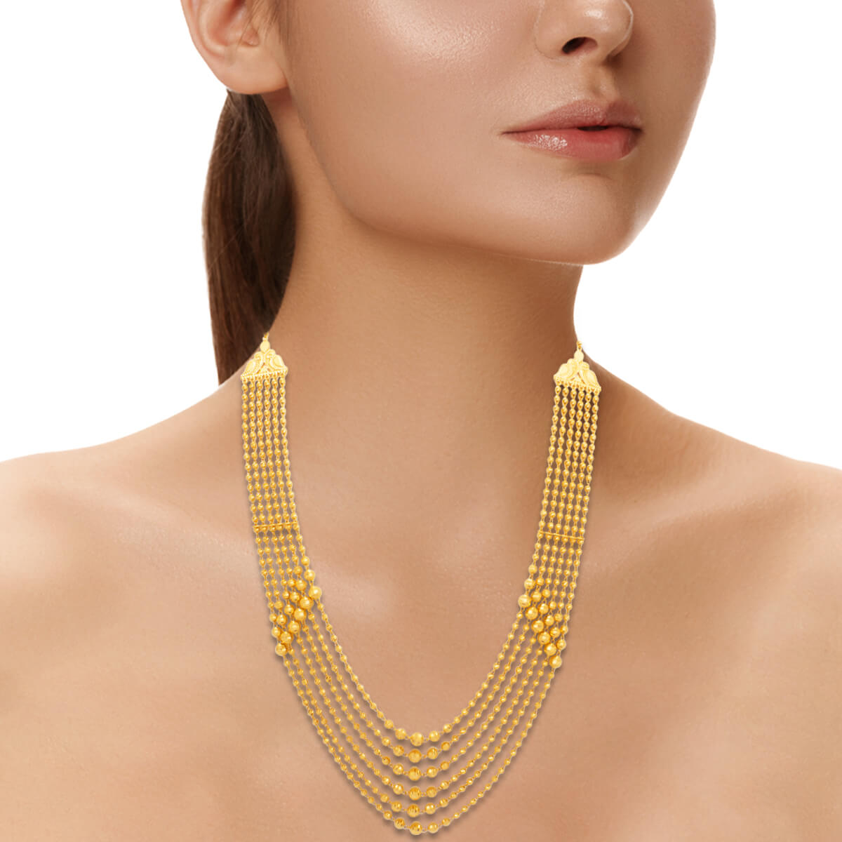 Sophisticated Glow Gold Layer Necklace