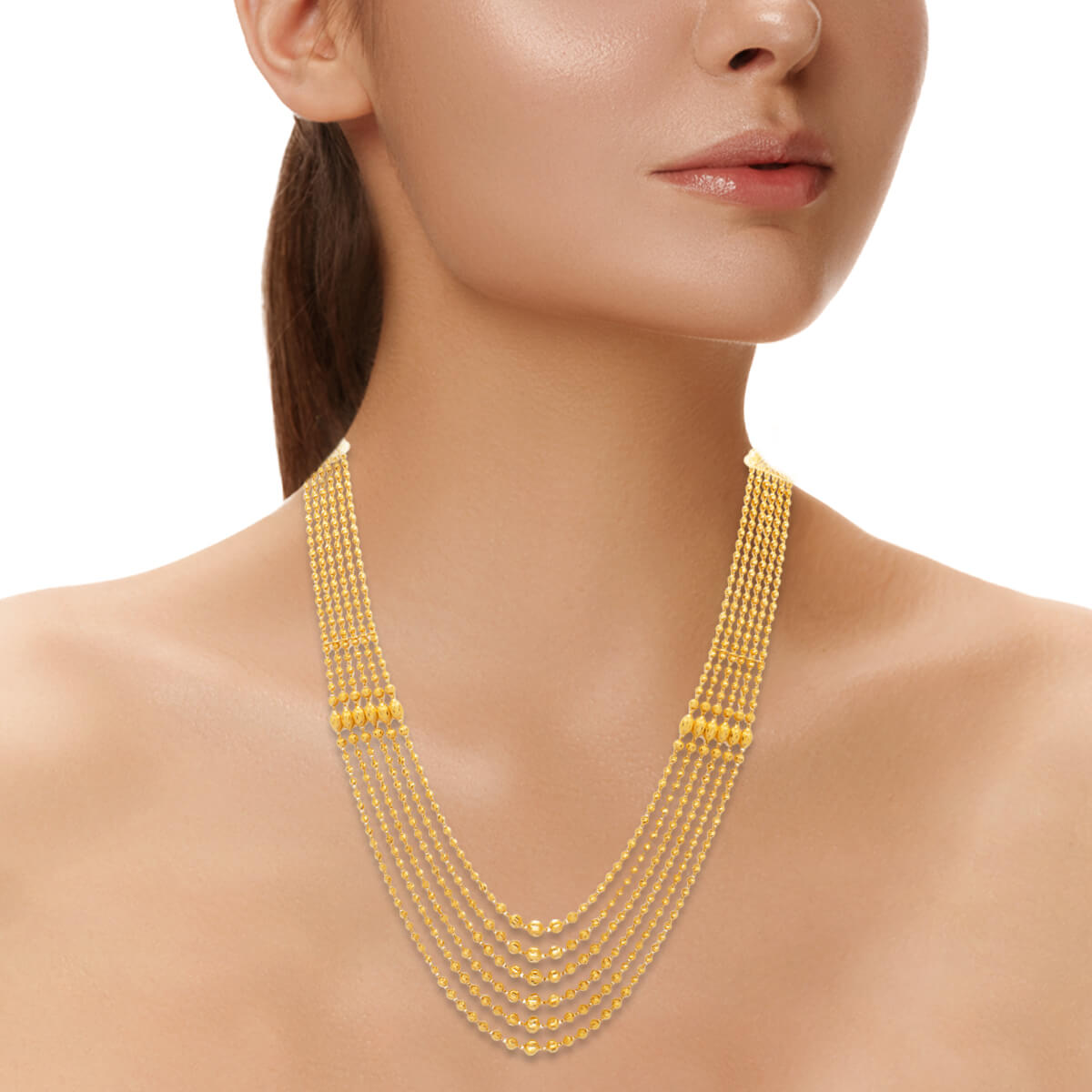 Regal Poise Gold Layer Necklace
