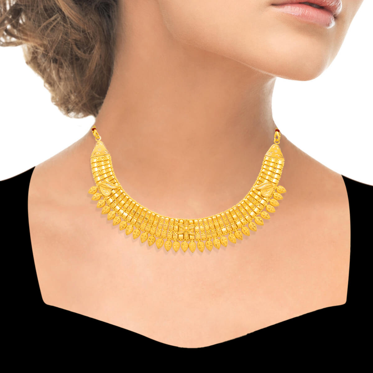 Imperial Glow Gold Short Necklace