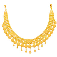 Imperial Gleam Gold Short Necklace