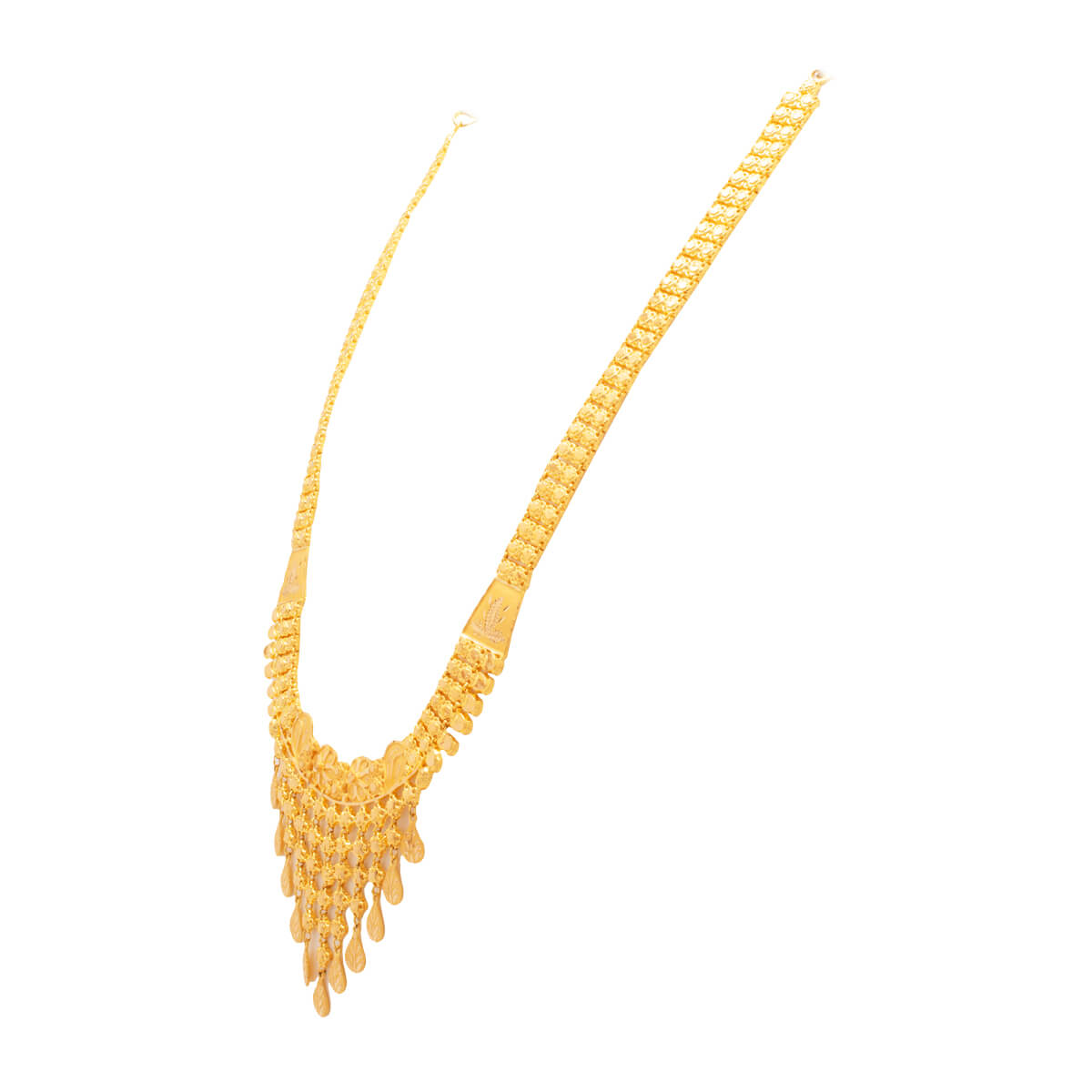 Classy Charm Long Gold Necklace