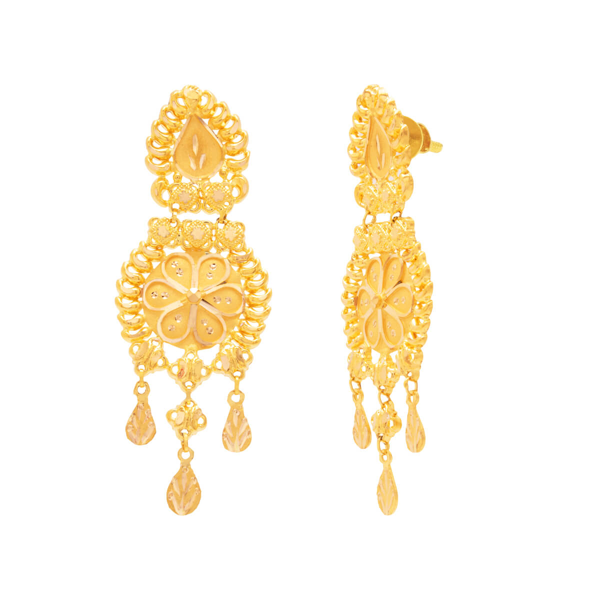 Classy Charm Long Gold Necklace