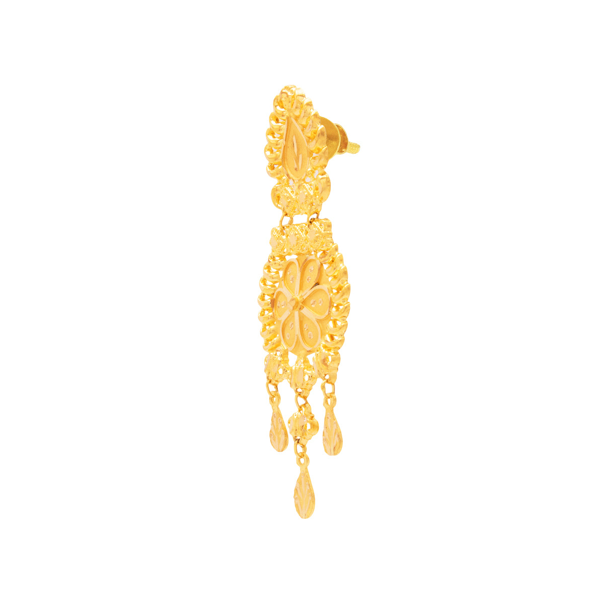 Classy Charm Long Gold Necklace