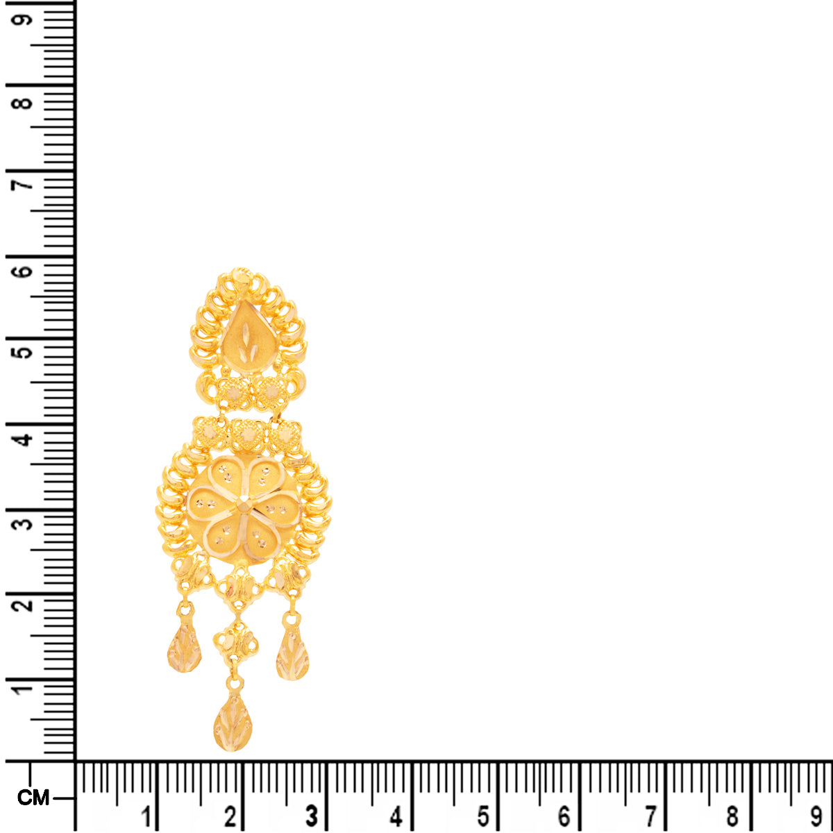 Classy Charm Long Gold Necklace