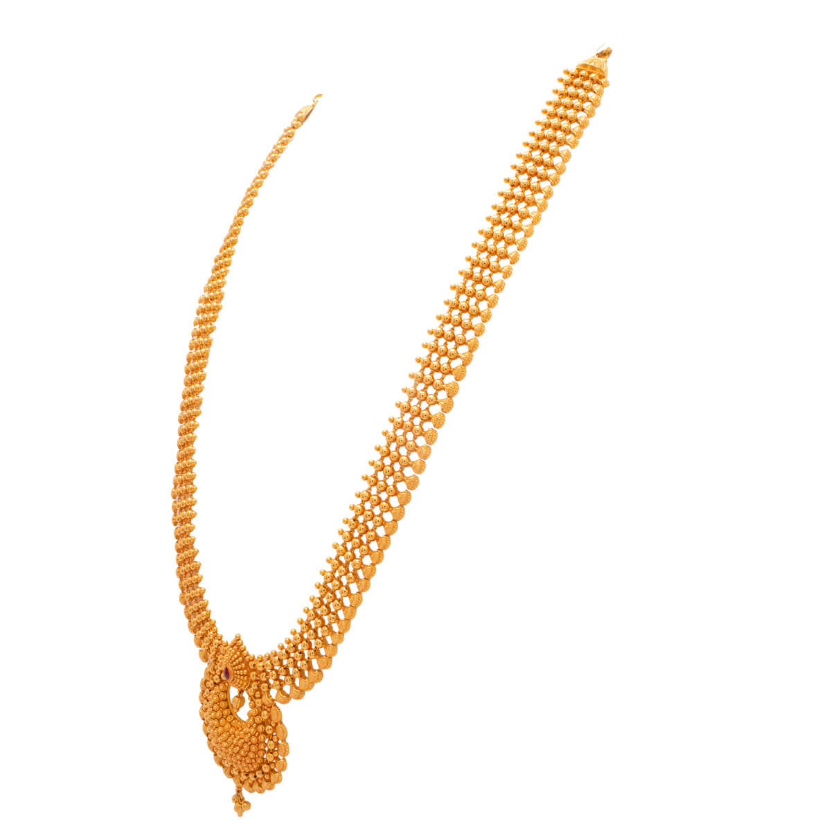 Vintage Paisley Gold Short Necklace