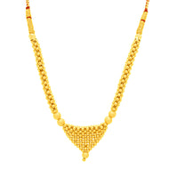 Gold Thushi With Refined Elegance