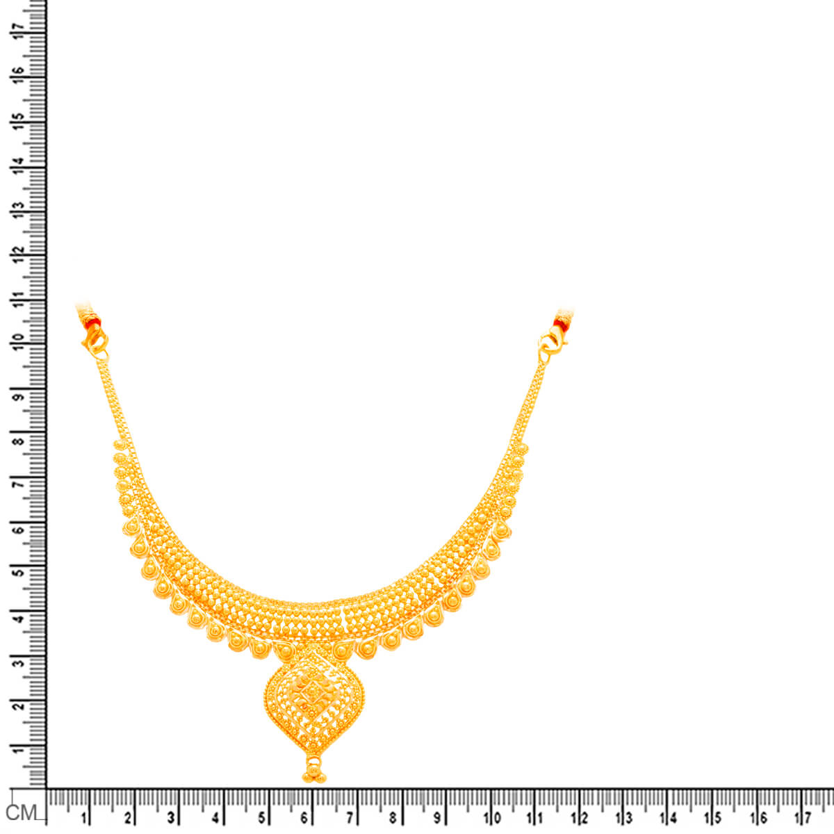 Luminous Grace Gold Short Necklace
