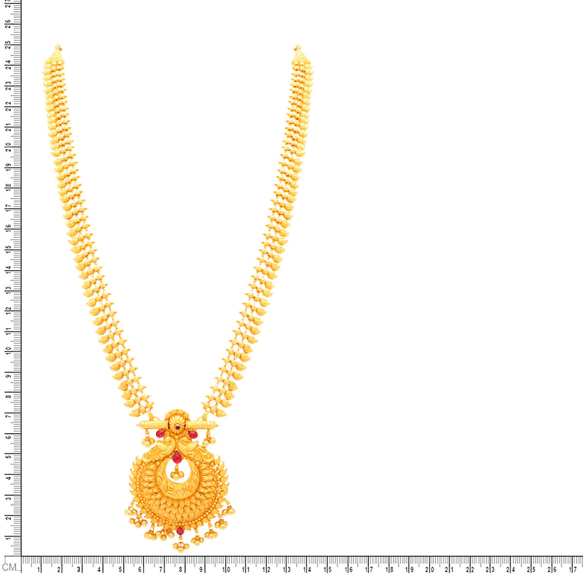 Long Gold Necklace with Exclusive Grace