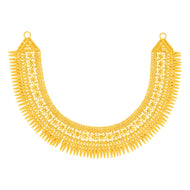 Luminous Elegance Wedding Gold Necklace