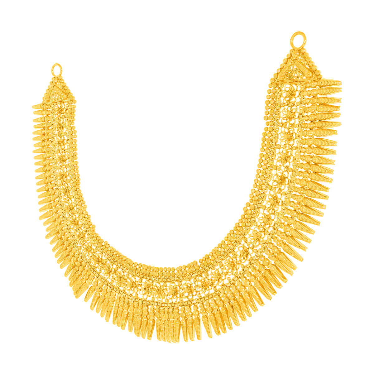 Luminous Elegance Wedding Gold Necklace