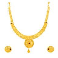Classic Gleam Wedding Gold Necklace