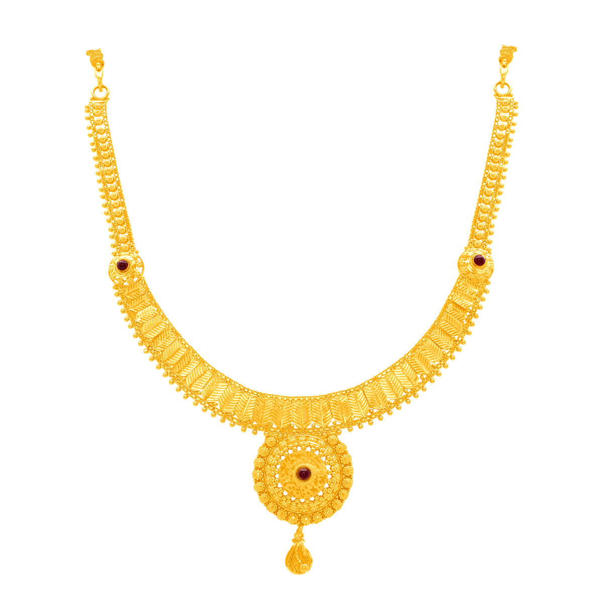 Classic Gleam Wedding Gold Necklace