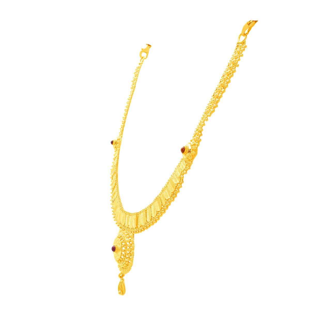 Classic Gleam Wedding Gold Necklace