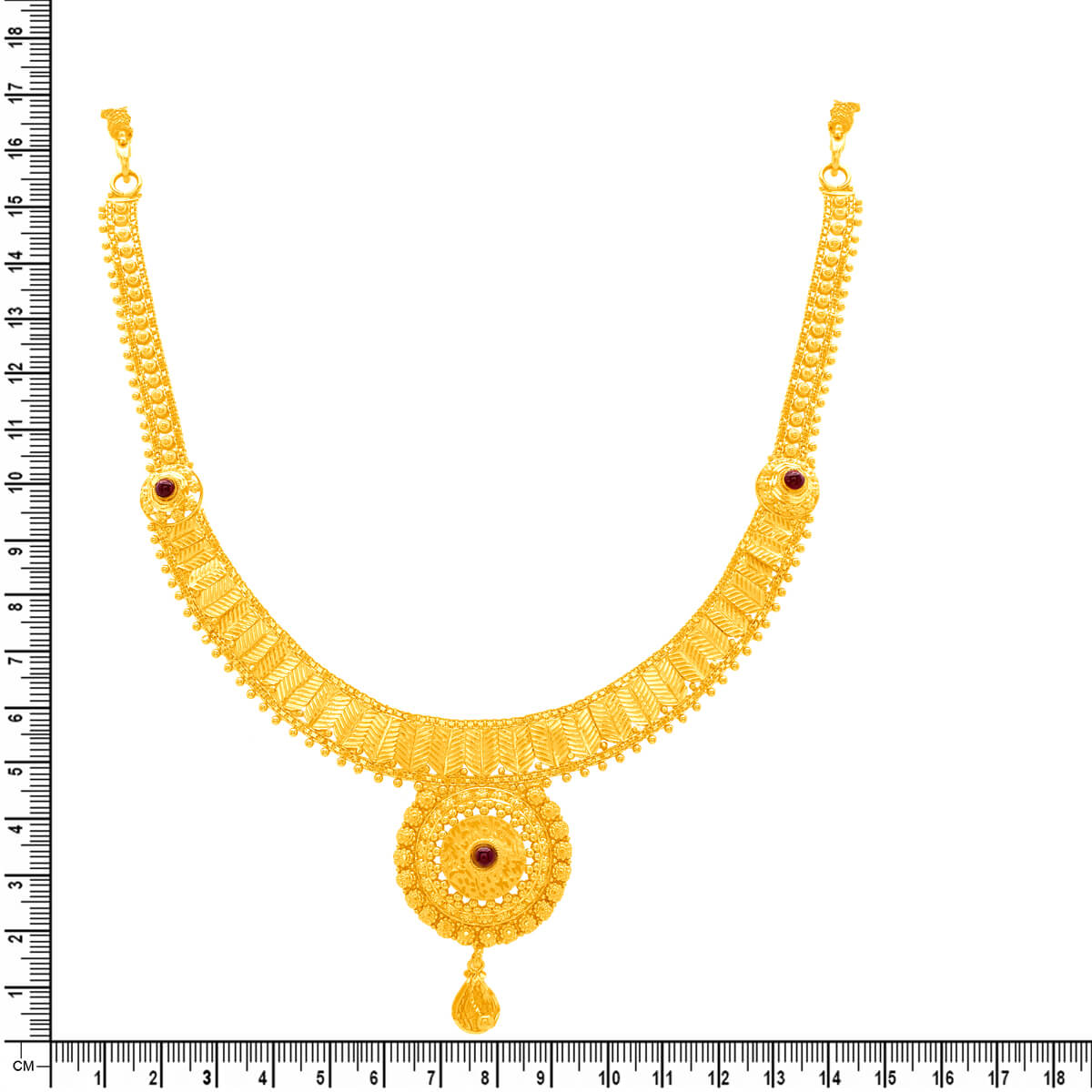 Classic Gleam Wedding Gold Necklace