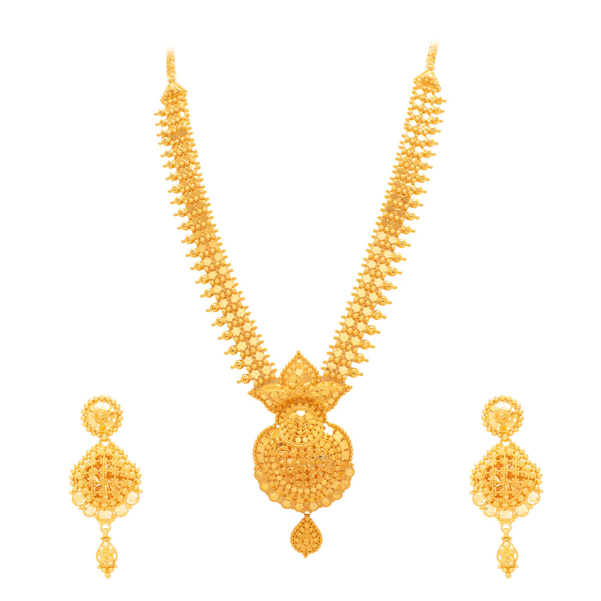 Grandoise Grace Long Gold Necklace