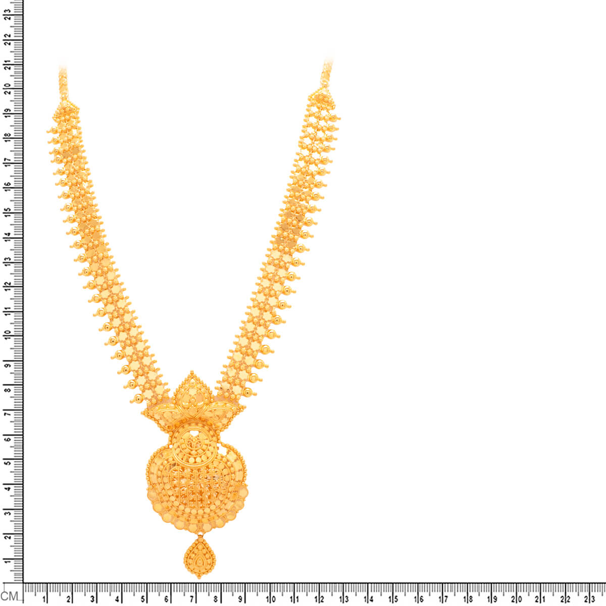 Grandoise Grace Long Gold Necklace