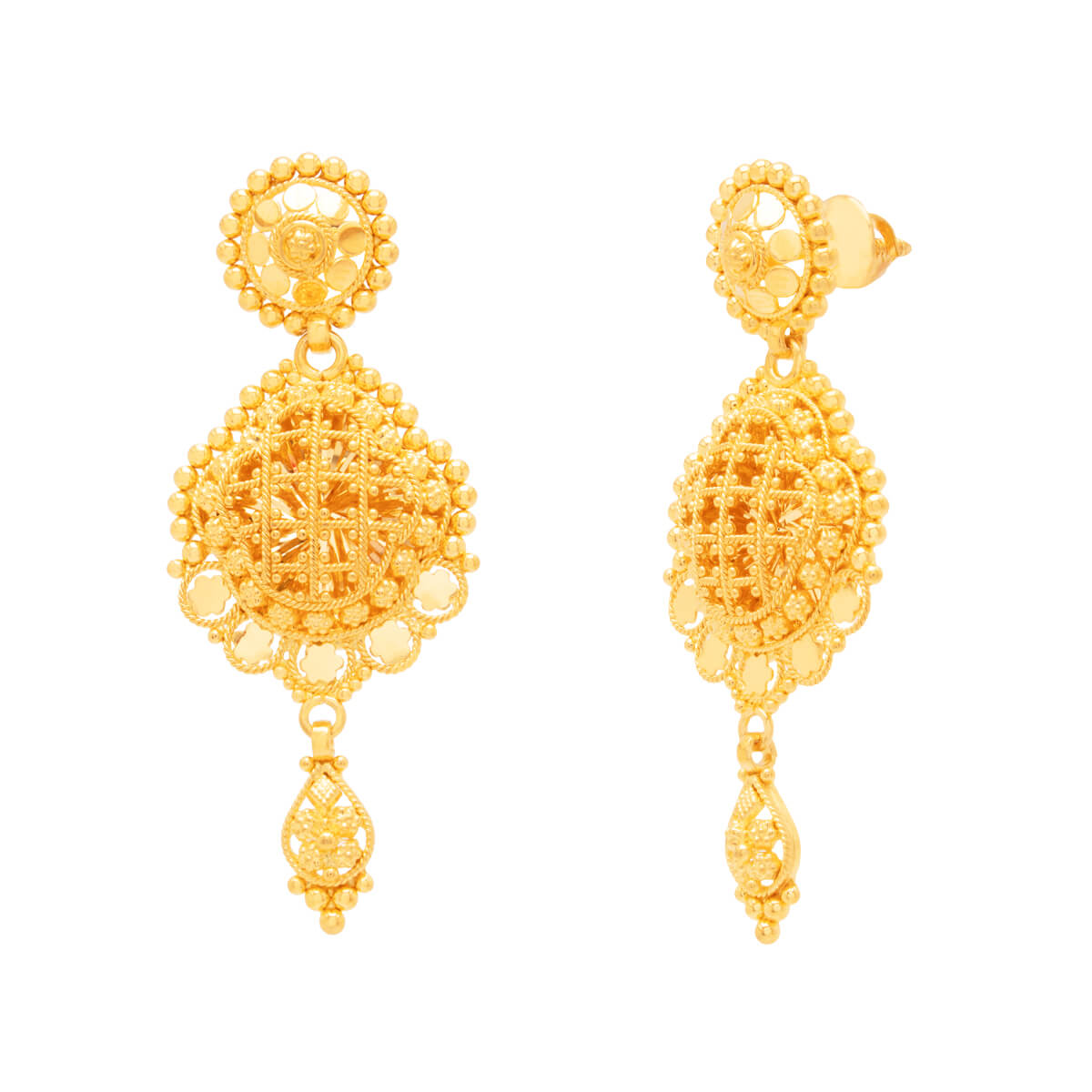 Grandoise Grace Long Gold Necklace