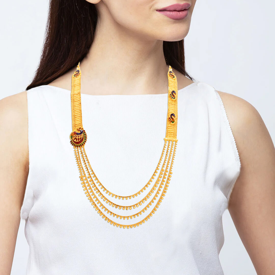 Ethereal Glow Gold Layer Necklace