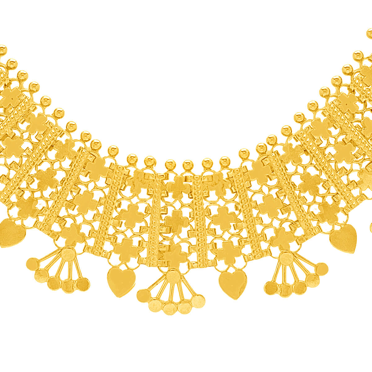 Regal Bridal Elegance Wedding Gold Necklace