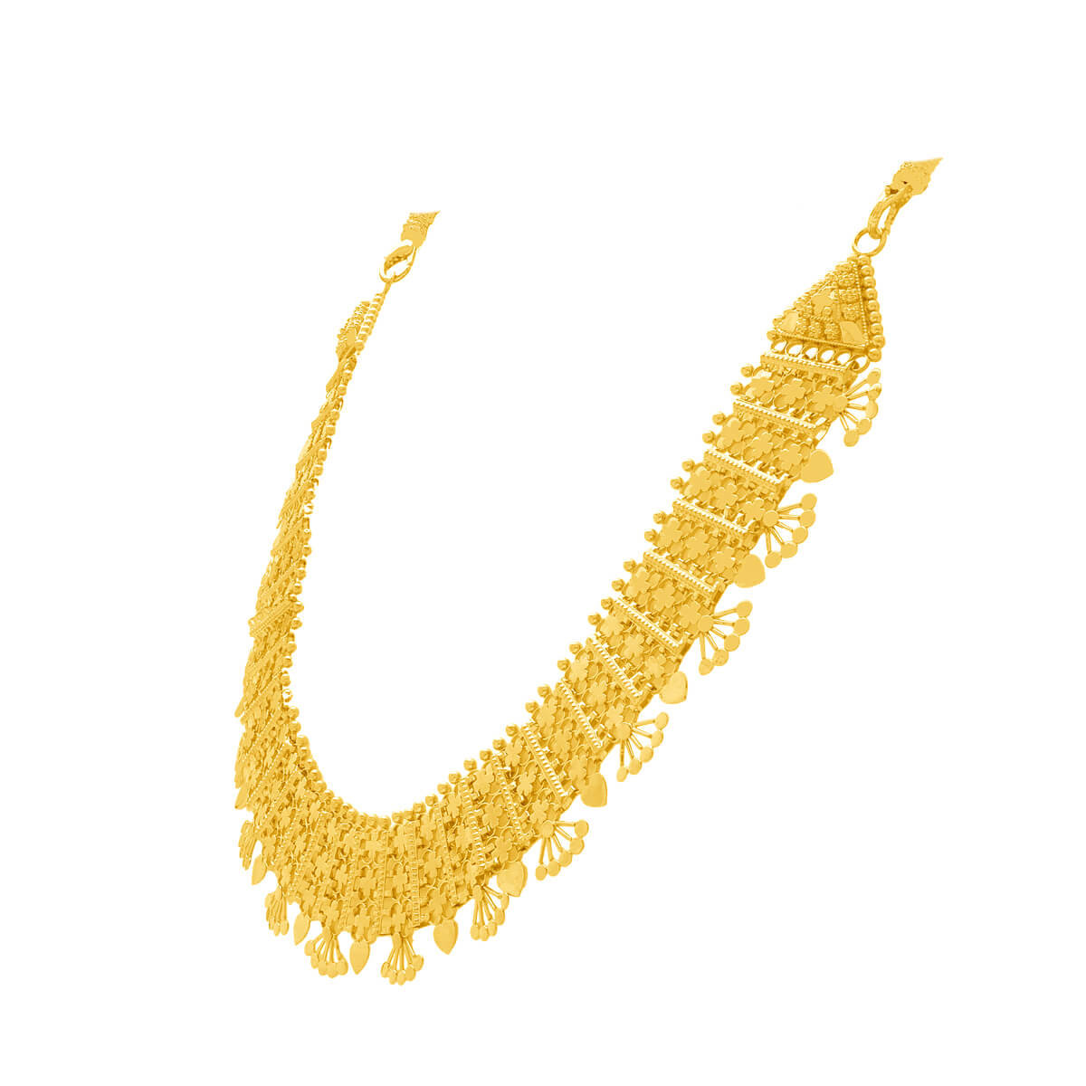 Regal Bridal Elegance Wedding Gold Necklace