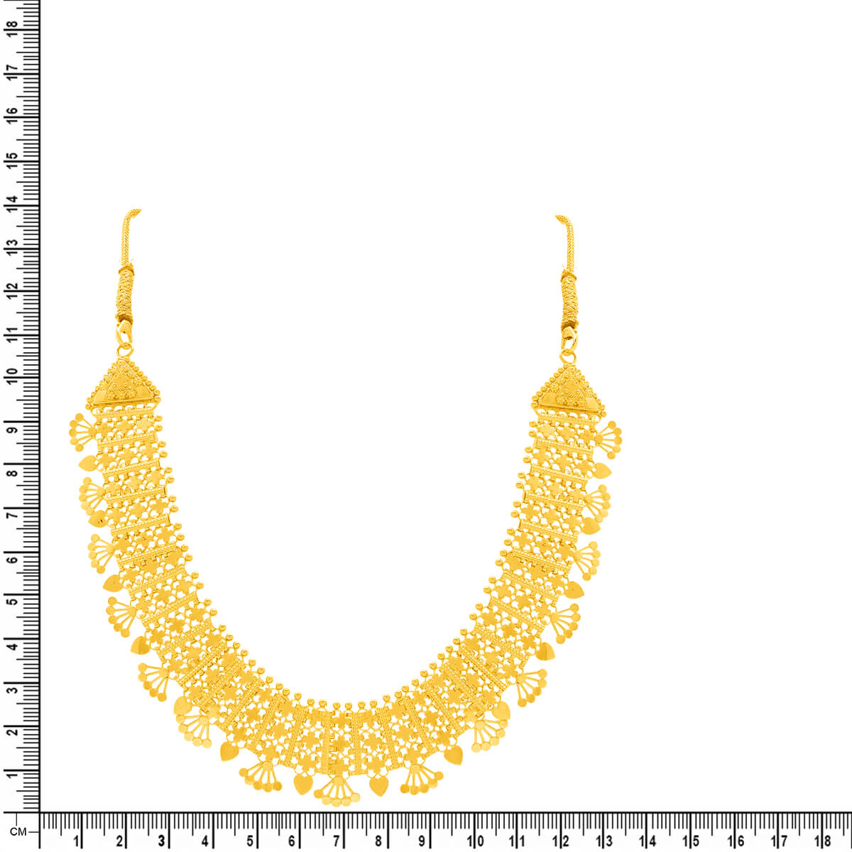 Regal Bridal Elegance Wedding Gold Necklace