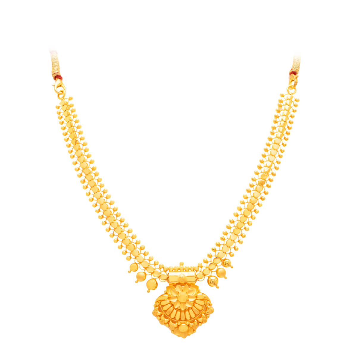 Classy Marvel Gold Short Necklace