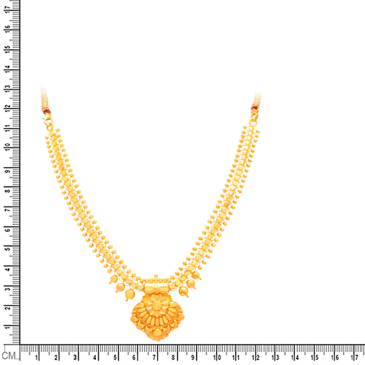 Classy Marvel Gold Short Necklace