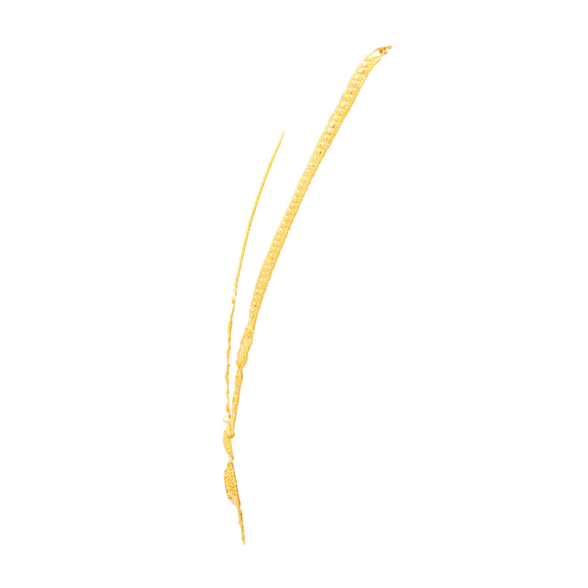 Vintage Radiance Long Gold Necklace