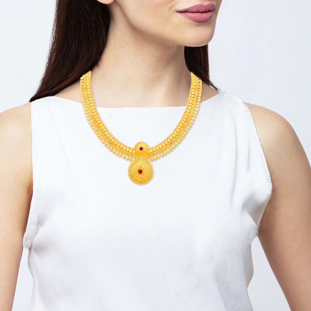 Simply Classic Gold Short Necklace