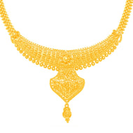 Radiant Elegance Wedding Gold Necklace