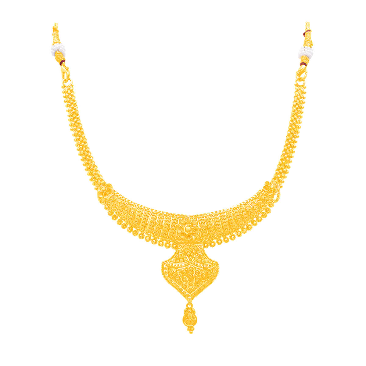 Radiant Elegance Wedding Gold Necklace
