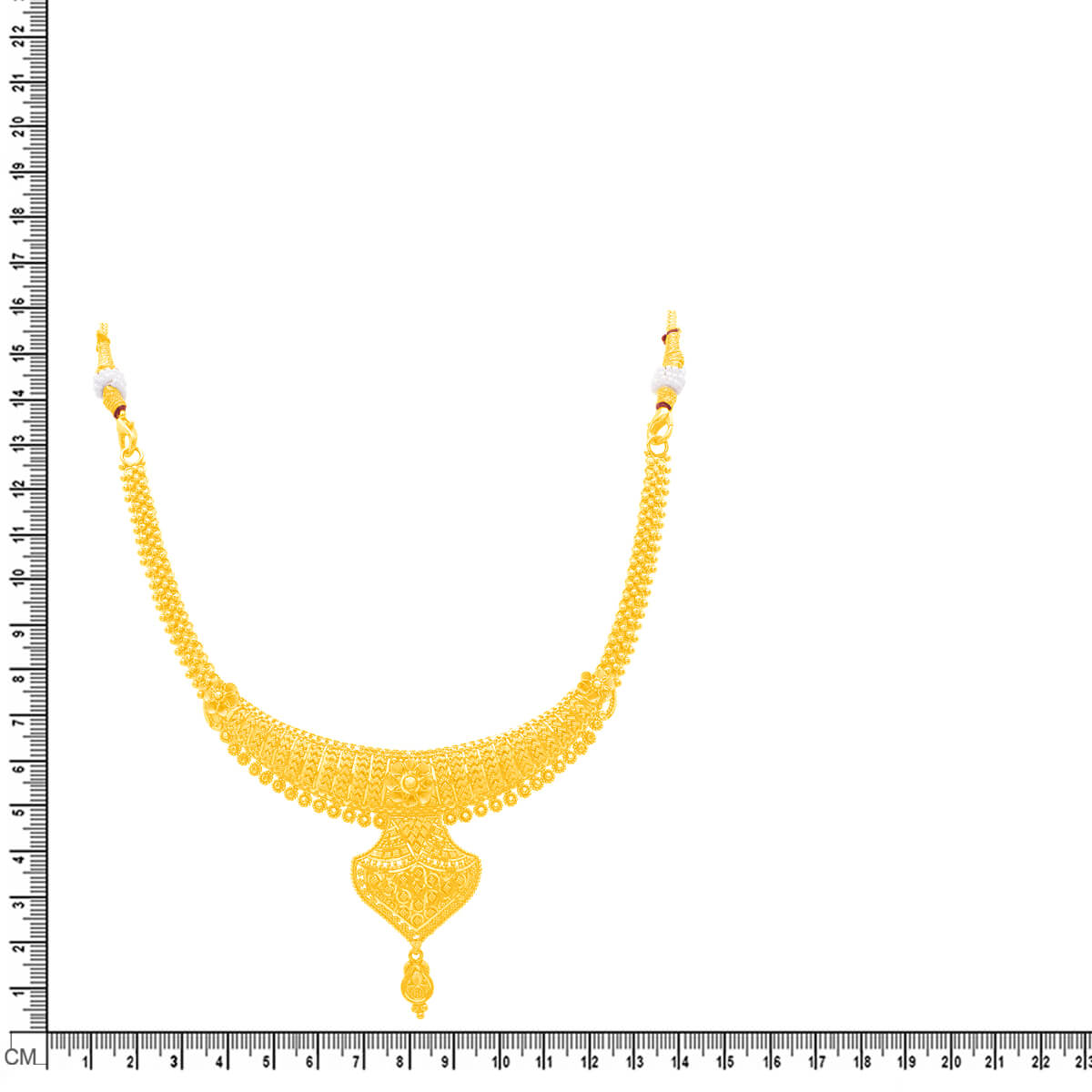 Radiant Elegance Wedding Gold Necklace