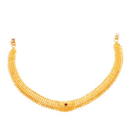 Gracile Classic Gold Short Necklace