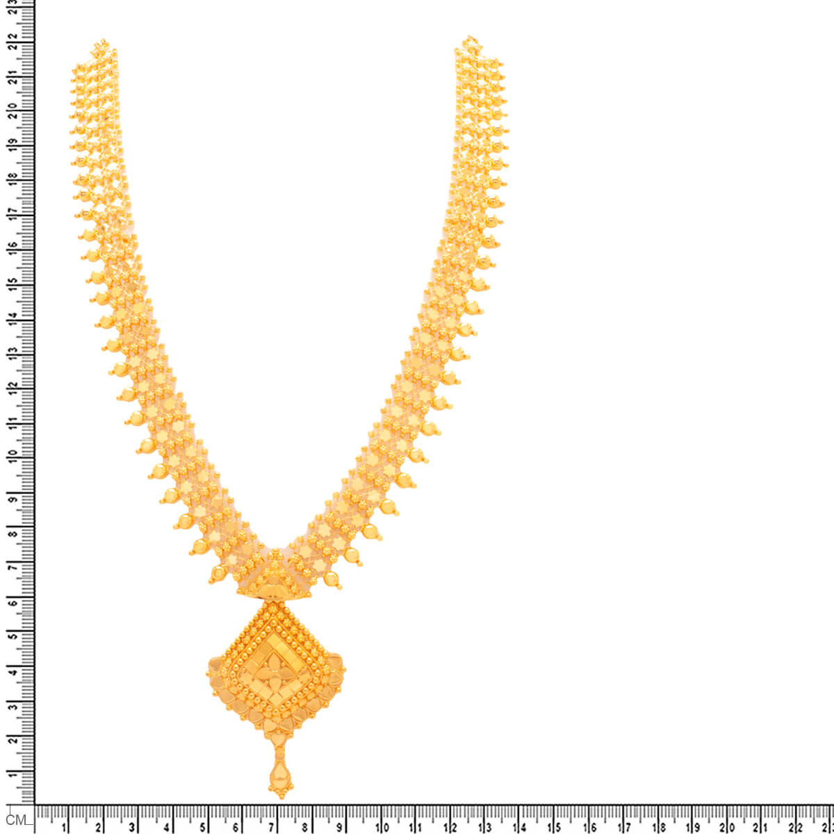 Glorious Glow Long Gold Necklace