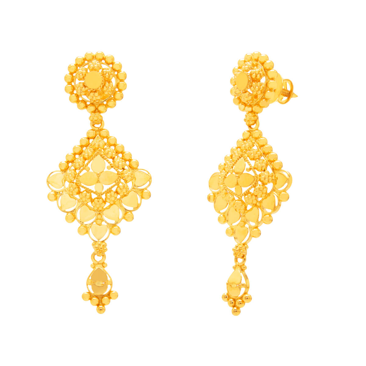 Glorious Glow Long Gold Necklace